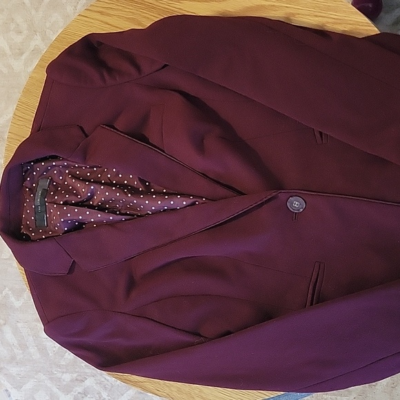 Crimson Maroon Blazer - Picture 1 of 3